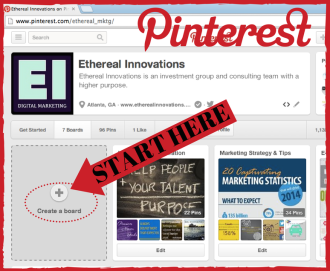 Start here to create a board on pinterest | How to make a secret board blog | Ethereal innovations | unlimited private pinterest boards