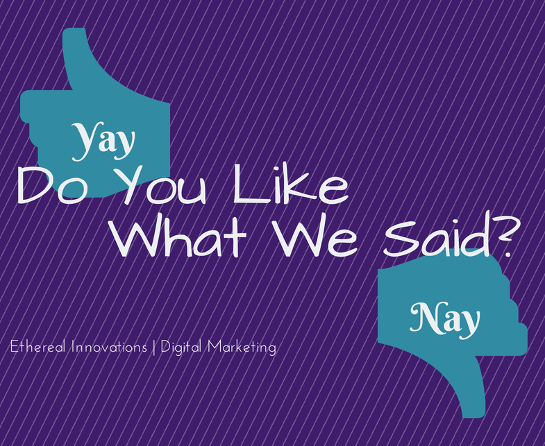 Do you like what the brand said on social media? | social listening is important. What are your customers saying? 